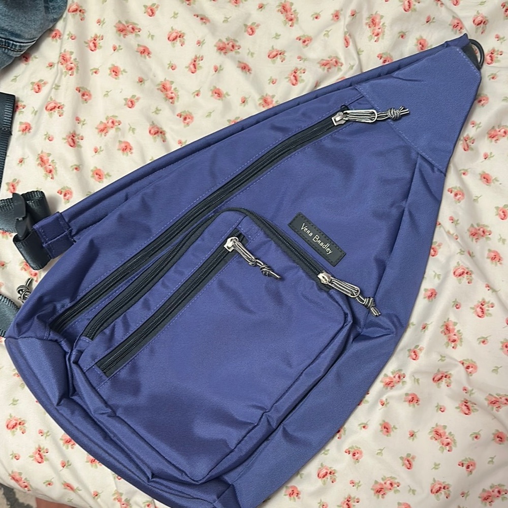Vera Bradley Blue Belt Bag with Durable Design